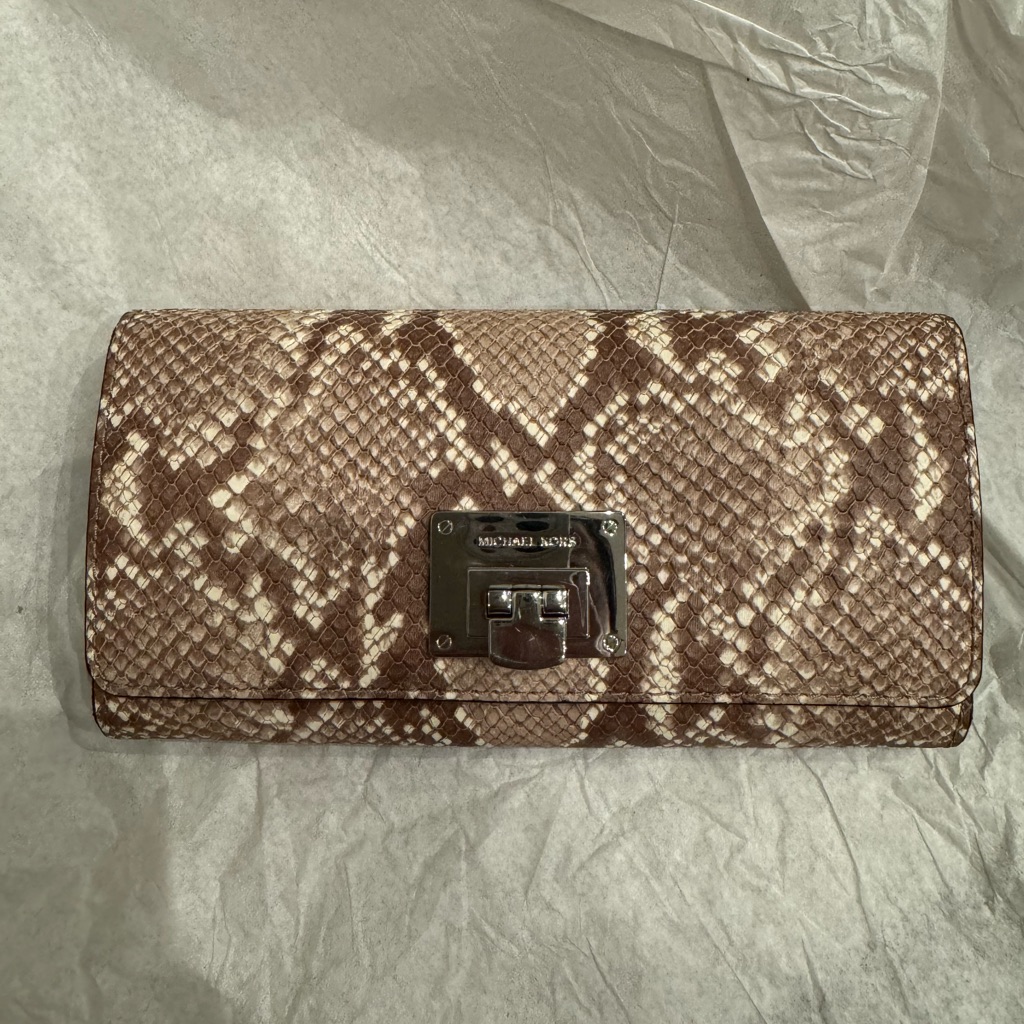 Michael Kors Snake Embossed Wallet
